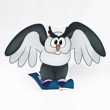 2 foot tall Kids Character Cutouts long term full colour print with laminate on crezon.. Click to expand image