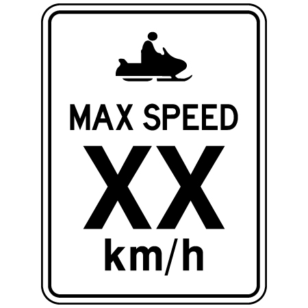 Snowmobile icon with max speed in KM/h. Click to expand image