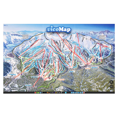 Resorts Interactive Subscription Software for vicoMap Interactive Trail Maps.. Click to expand image