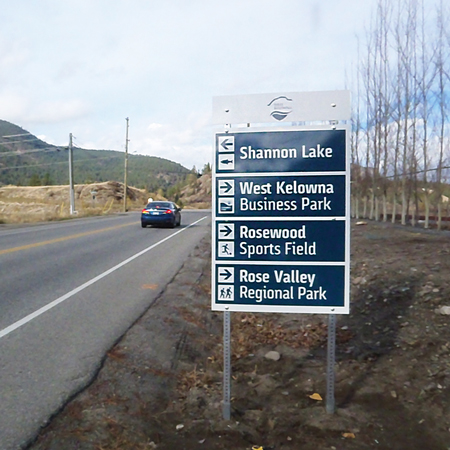 Way-finding and directional signs are available in various substrates: decals, acrylic, aluminum, and wood. Made using high quality products, digital printing, and high performance vinyl.. Click to expand image