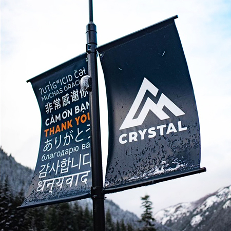 High quality boulevard banners, double sided, full colour print with protective laminate. Wide sleeves that are double-stitched with corner reinforcement and grommets. Banners can be customized and available in standard heavy duty vinyl in 13oz, 15oz, 21oz, durable canvas, mesh, and flag options.