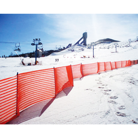 Event Fence Fluorecsent Orange 46"x 150'.. Click to expand image