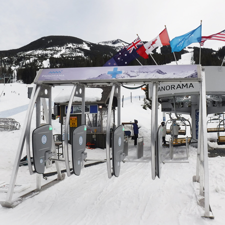 Heavy duty aluminum gantry frames to suit any style of RFID gate. Available in moveable ski design or permanently affixed style.