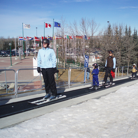 Aluminum Handrails for Magic Carpet.. Click to expand image