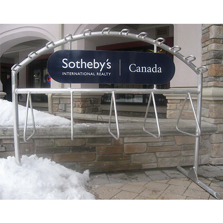 Custom Aluminum Ski/Board Rack.. Click to expand image