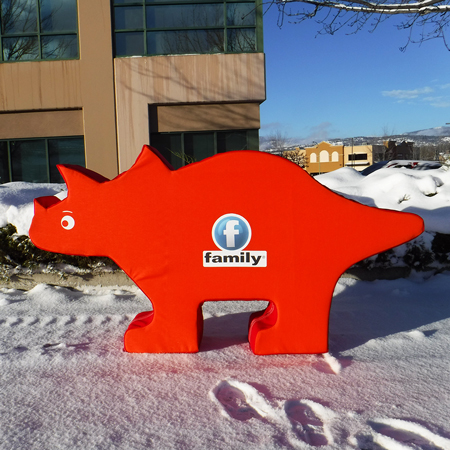 Kids Foam Triceratops.. Click to expand image