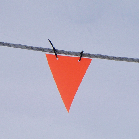 6"x 8" Triangle Rope Markers.. Click to expand image