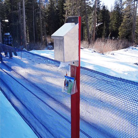 Aluminum Tissue Box Holder - Hinged Lid with Mounting Holes.. Click to expand image