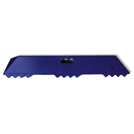 Polyurethane V Board 39.5" x 8.5" x 4" - Blue.. Click to expand image