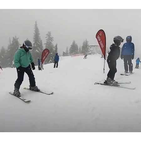 Value banners are highly visible and portable instant advertising. Used for special events, ski races, kid centres, ski school, village accents, meeting places, mountain bike competitions, hotel entrances, golf courses, and tradeshows. Made by Inter-Mtn. Enterprises.. Click to expand image