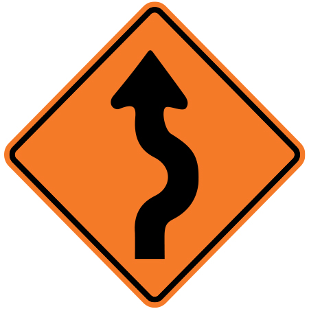 C-052 Diversion on right with arrow, 30 x 30. Reflective aluminum, traffic and construction sign for all parks, recreational facilities, municipal, city, town. Rules and conditions of your specific area, jurisdiction, produced by Inter-Mtn.