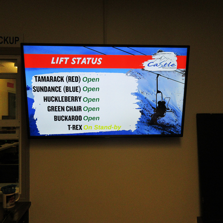 Resorts Interactive Subscription Software for SeeMonster Digital Signage.. Click to expand image