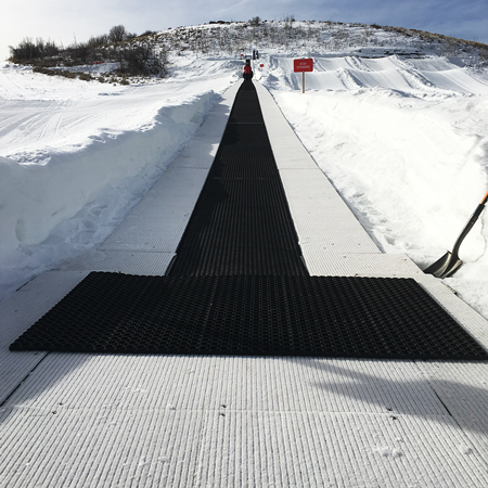White Ski Carpet Material & Adhesive.. Click to expand image