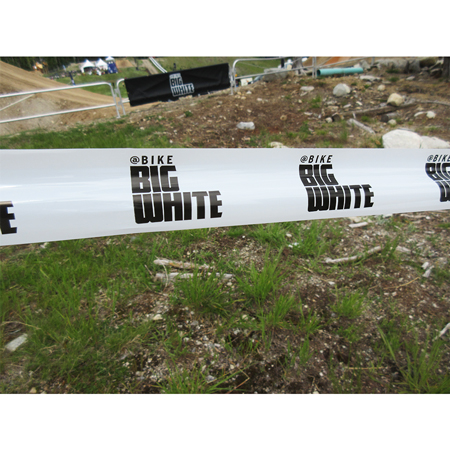 Event & Barrier Tape 2" x 1000' One colour print on white film 1.6mil. Boundary marking tape branded with your event name and logos.. Click to expand image