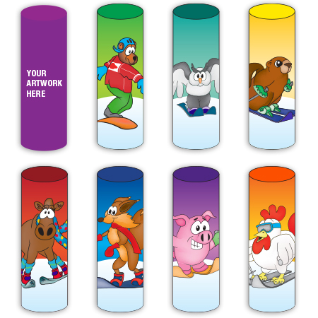 Ski Around Bumper Medium 12" x 36" with Full Colour Graphics and Protective Laminate.. Click to expand image