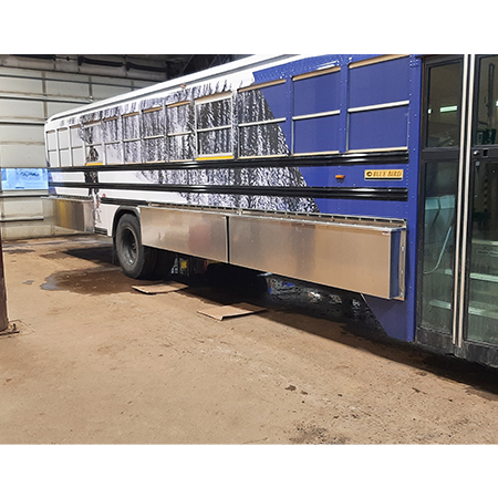 Inter-Mtn.'s bus racks increase passenger load capacity. Designed to accommodate large powder and shaped skis, as well as snowboards. Perforated base for drainage.. Click to expand image