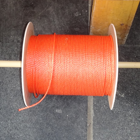 Polypropylene Rope - 3 Strand - Orange.. Click to expand image