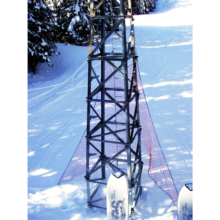 Triangular Lift Tower Netting.. Click to expand image