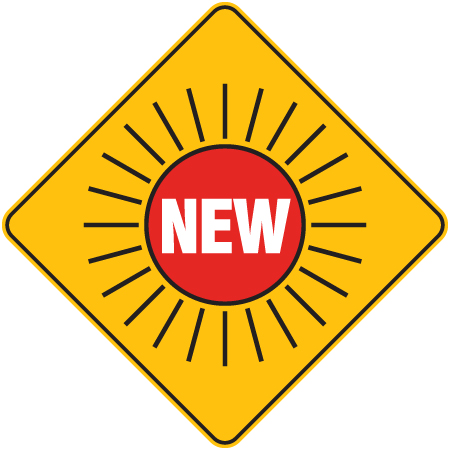 L302 NEW 24" x 24" Yellow Reflective Aluminum lift sign for ski areas - produced by Inter-Mtn.. Click to expand image