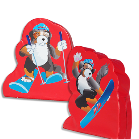 Printed Foam Character Shapes.. Click to expand image