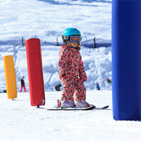 Inter-Mtn. ski around bumpers for beginners and learn to ski lessons.. Click to expand image