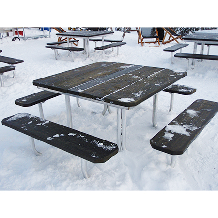 Picnic Table Frames - Heavy Duty Industrial Frame - Tops Optional.. Click to expand image