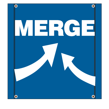 BS03U - Blue Merge Banner. Click to expand image