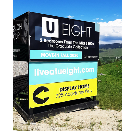 Sintra Signs with full colour print or cut vinyl.. Click to expand image