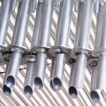 Aluminum Gate Replacement Foot - Weld on Style - Disc/Spike Foot.. Click to expand image