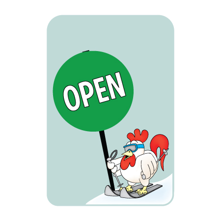 KS01 Open with Character 12" x 18".. Click to expand image